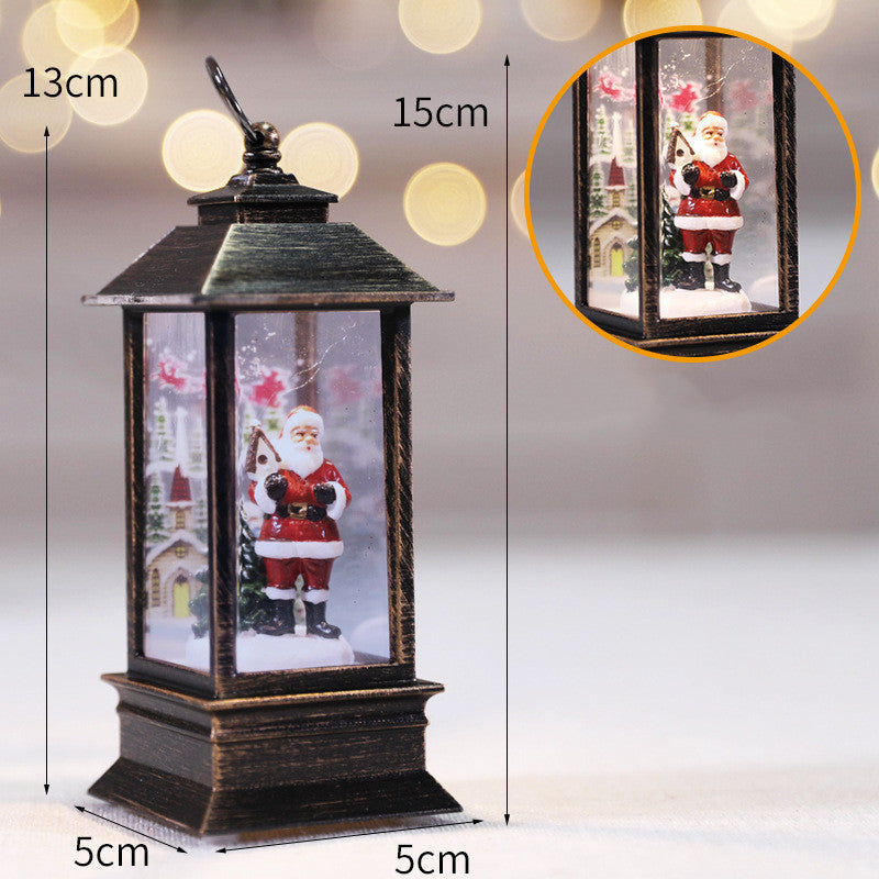 ✨ Christmas Simulation LED Flame Small Oil Lamp – Cozy Holiday Warm Light Decoration ️