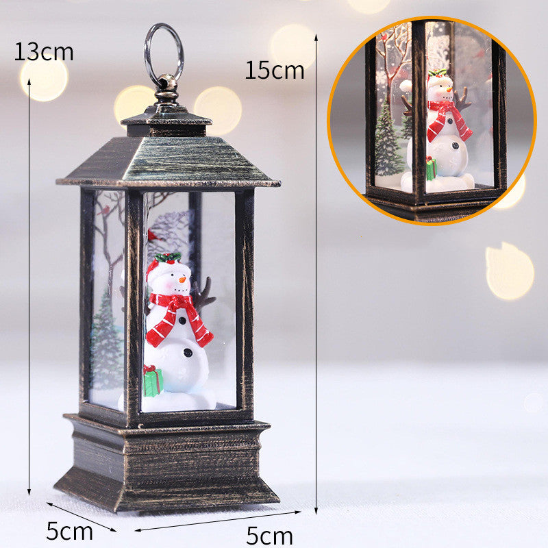 ✨ Christmas Simulation LED Flame Small Oil Lamp – Cozy Holiday Warm Light Decoration ️
