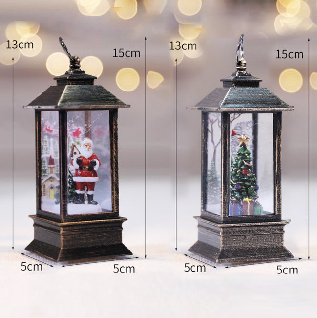 ✨ Christmas Simulation LED Flame Small Oil Lamp – Cozy Holiday Warm Light Decoration ️