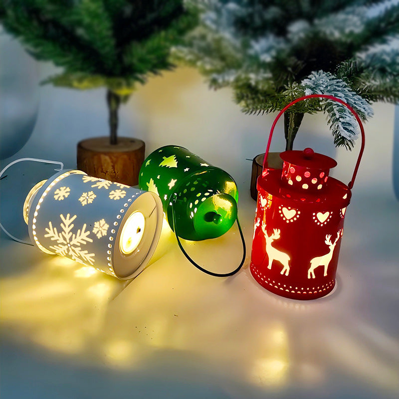 ✨ Nordic LED Christmas Candle Lantern – Creative Holiday Decoration ️