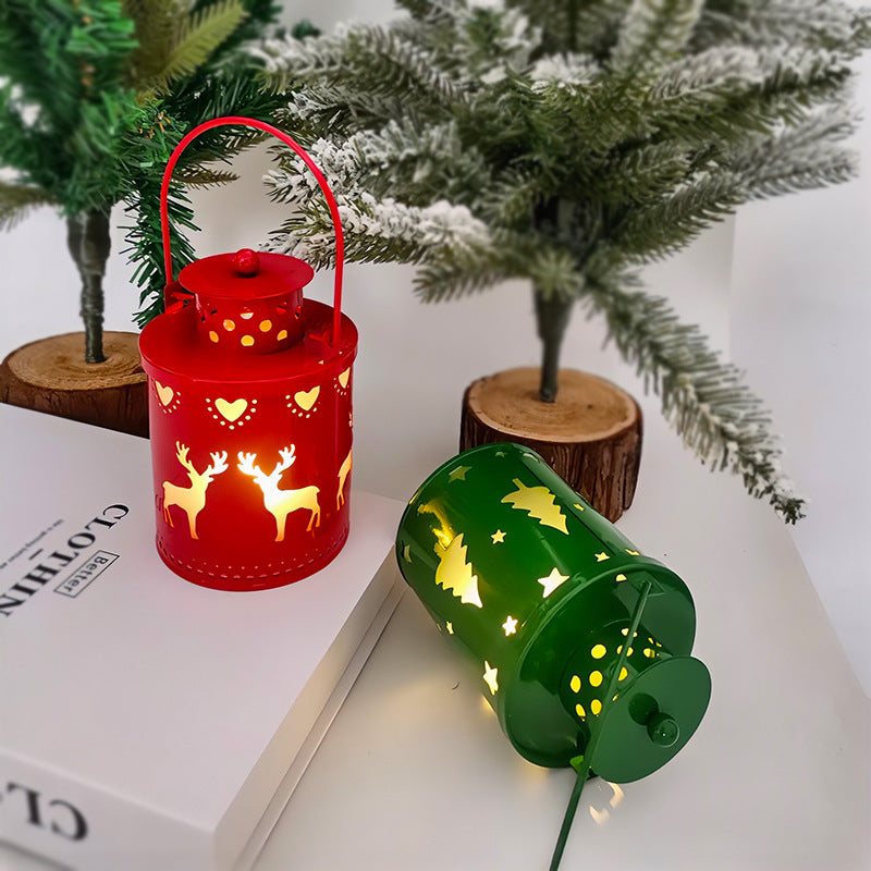 ✨ Nordic LED Christmas Candle Lantern – Creative Holiday Decoration ️