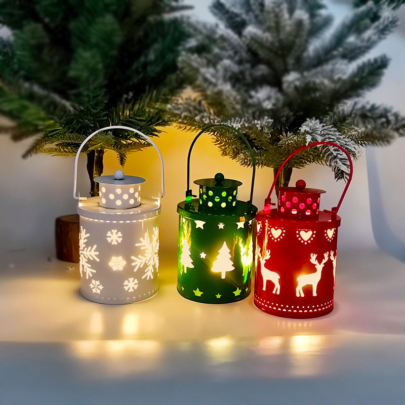 ✨ Nordic LED Christmas Candle Lantern – Creative Holiday Decoration ️