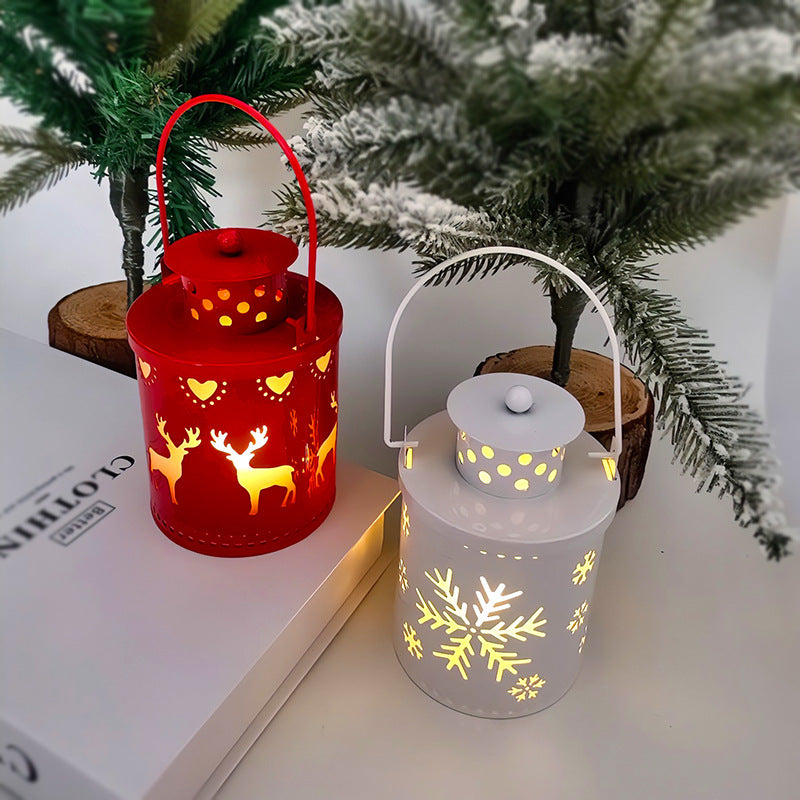 ✨ Nordic LED Christmas Candle Lantern – Creative Holiday Decoration ️